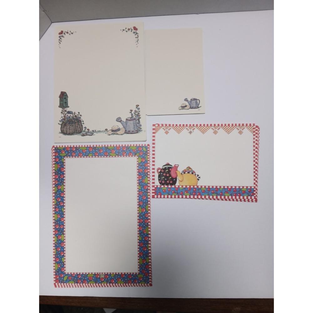 Olympia Vintage Country Memories Deb Haas/ Mary Engelbreit Stationary Paper Lot